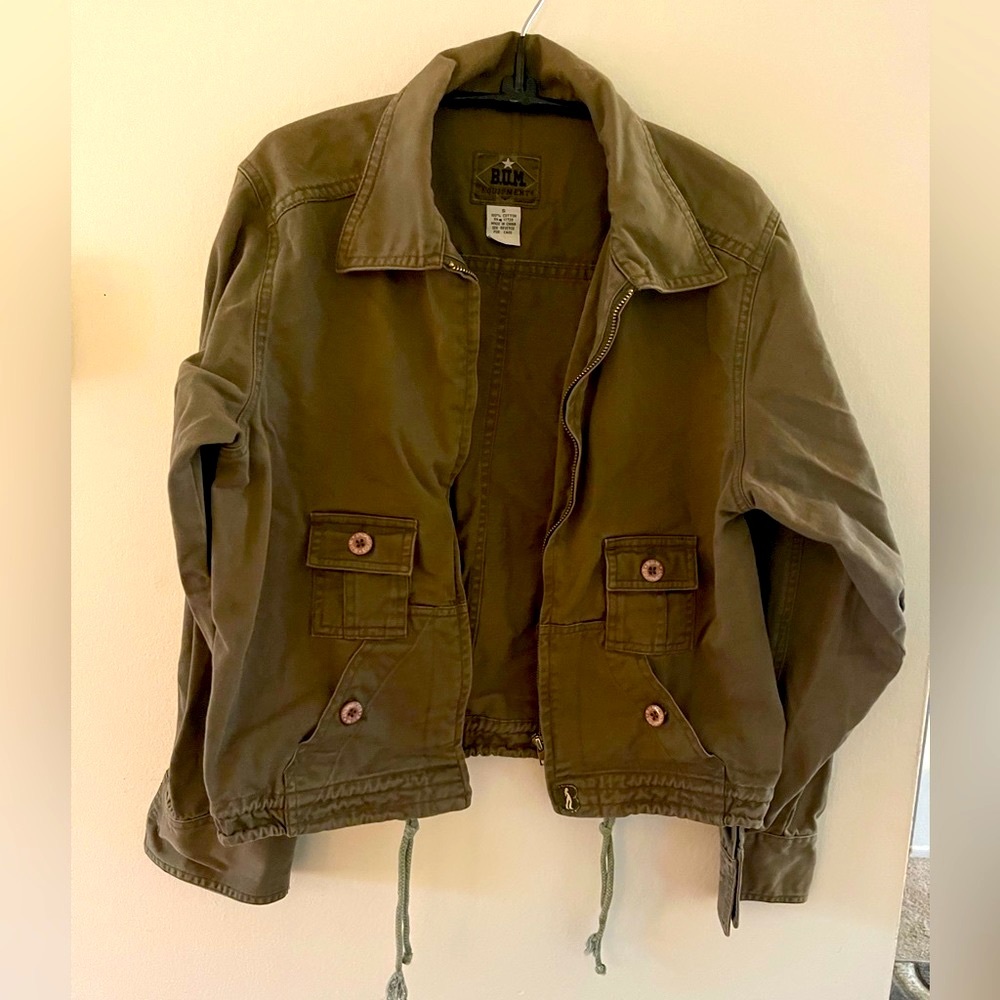 B.U.M. Equipment utility jacket size small y2k crop